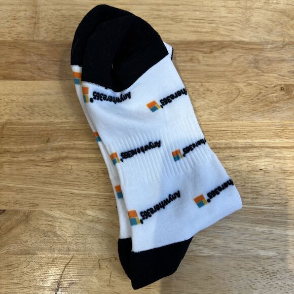 Microsoft Anywhere 365 Logo Socks New Novelty Employee Swag Corporate Tech Med - Picture 3 of 6